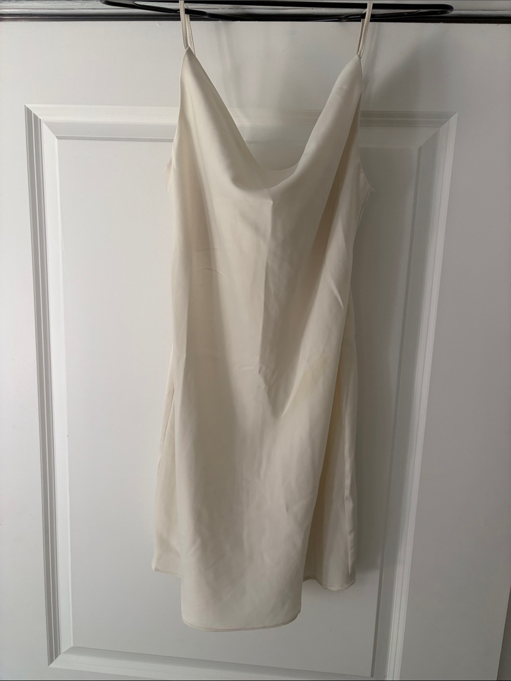 Urban outfitters Mini Slip Dress in White Silk Size XS Like New